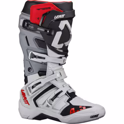 Leatt 4.5 Bottes motocross, noir-gris-rouge, taille 43 pour Hommes