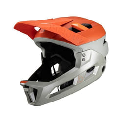 Casque VTT Enduro 3.0 V24 3-EN-1 - LEATT - Rouge - Orange - Coque en polymère légère