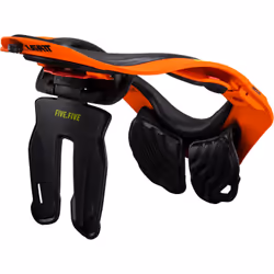 Leatt 5.5 V24 Collier de cou, noir-orange, taille S M pour Hommes