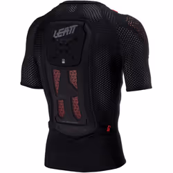 Leatt Body Tee ReaFlex Stealth Veste de protection à manches courtes, noir, taille L pour Hommes