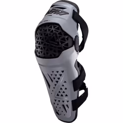 Leatt Dual Axis Pro Protège-genoux et tibias, gris, taille 2XL pour Hommes