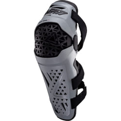 Leatt Dual Axis Pro Protège-genoux et tibias, gris, taille 2XL pour Hommes