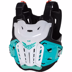 Leatt 4.5 Jacki Plastron pour dames, noir-blanc-turquoise pour Femmes