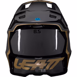 Leatt 8.5 2025 Casque de motocross avec lunettes, noir-gris-or, taille M pour Hommes