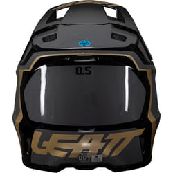 Leatt 8.5 2025 Casque de motocross avec lunettes, noir-gris-or, taille M pour Hommes