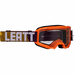 Leatt Vizion 2.5s Bicolor Junior Lunettes de motocross, pourpre-jaune-orange