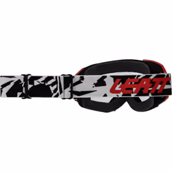 Leatt Vizion 2.5s Camo Junior Lunettes de motocross, noir-blanc-rouge