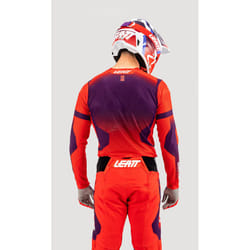 Leatt 5.5 UltraWeld 2025 Maillot de motocross, rouge-pourpre, taille L pour Hommes
