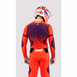 Leatt 5.5 UltraWeld 2025 Maillot de motocross, rouge-pourpre, taille XL pour Hommes