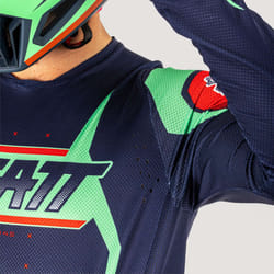 Leatt 4.5 Lite Venom 2025 Maillot de motocross, rouge-vert-bleu, taille M pour Hommes