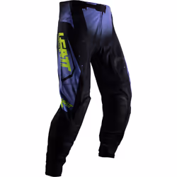 Leatt 4.5 Venom 2025 Pantalons de motocross, noir-vert-pourpre, taille L pour Hommes