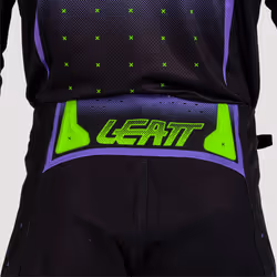 Leatt 4.5 Venom 2025 Pantalons de motocross, noir-vert-pourpre, taille XL pour Hommes