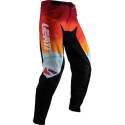 Leatt 4.5 Sunrise 2025 Pantalons de motocross, noir-blanc-rouge-orange, taille L pour Hommes
