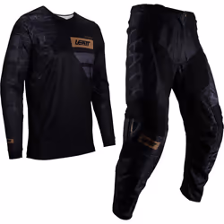 Leatt 3.5 Ride Kit Mosaic 2025 Ensemble maillot et pantalon de motocross, noir-brun, taille XL pour Hommes