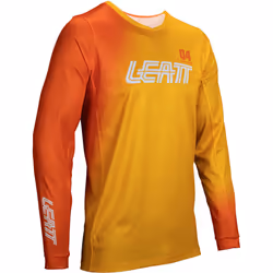 Leatt 3.5 Ride Kit Fade 2025 Ensemble maillot et pantalon de motocross, jaune-orange, taille M pour Hommes