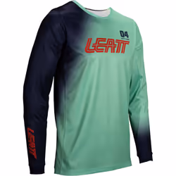 Leatt 3.5 Ride Kit Fade 2025 Ensemble maillot et pantalon de motocross, vert-bleu, taille XL pour Hommes
