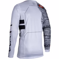 Leatt 3.5 Ride Kit Mosaic 2025 Ensemble maillot et pantalon de motocross, noir-blanc-rouge, taille L pour Hommes