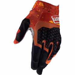 Leatt 4.5 Lite 2025 Gants de motocross, noir-orange, taille M pour Hommes