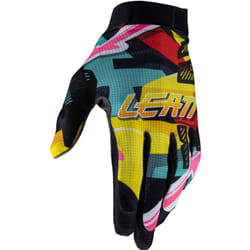 Leatt 1.5 GripR Carnival 2025 Gants de motocross, rouge-bleu-jaune, taille XL pour Hommes