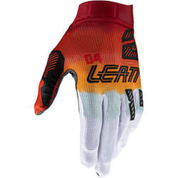 Leatt 1.5 GripR Sunrise 2025 Gants de motocross, noir-blanc-orange, taille L pour Hommes