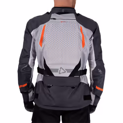 Leatt ADV Flowtour 5.5 Veste textile de moto imperméable, gris, taille S pour Hommes - Vue supplémentaire 10