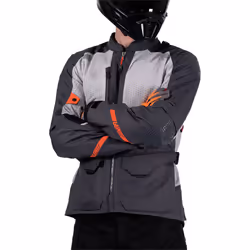 Leatt ADV Flowtour 5.5 Veste textile de moto imperméable, gris, taille S pour Hommes - Vue supplémentaire 7