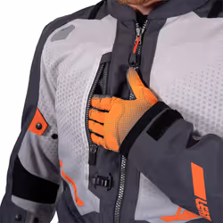 Leatt ADV Flowtour 5.5 Veste textile de moto imperméable, gris, taille 2XL pour Hommes - Vue supplémentaire 8