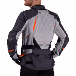 Leatt ADV Flowtour 5.5 Veste textile de moto imperméable, gris, taille 3XL pour Hommes - Vue supplémentaire 10