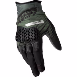Leatt ADV Hydradri 5.5 Short Gants de moto imperméables, noir-vert, taille M pour Hommes - Vue supplémentaire 4