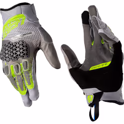 Leatt ADV Hydradri 5.5 Short Gants de moto imperméables, gris-vert, taille M pour Hommes - Vue supplémentaire 2