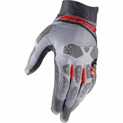 Leatt ADV X-Flow 5.5 Short Gants de moto, gris-rouge, taille XS pour Hommes - Vue supplémentaire 6