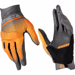 Leatt ADV X-Flow 5.5 Short Gants de moto, gris-orange, taille 2XL pour Hommes - Vue supplémentaire 2