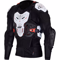 Leatt Body 5.5 EVO Veste de protection, blanc, taille L pour Hommes