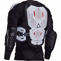 Leatt Body 5.5 EVO Veste de protection, blanc, taille L pour Hommes
