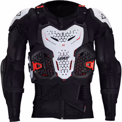 Leatt Body 5.5 EVO Veste de protection, blanc, taille L pour Hommes - Vue supplémentaire 4