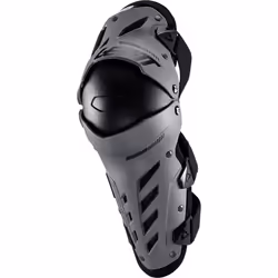 Leatt Dual Axis Protecteurs de genou et de tibia, gris, taille 2XL pour Hommes