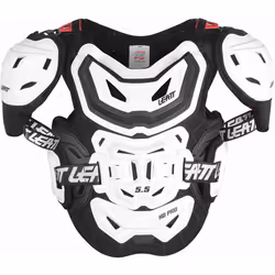 Leatt 5.5 Pro HD Protecteur thoracique, blanc, taille S M L XL pour Hommes