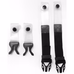Leatt Strap Pack 5.5 Junior Kit de montage, noir