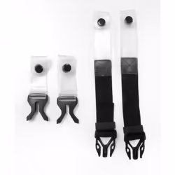 Leatt Strap Pack for 4.5 / 5.5 / 6.5 Kit de montage, noir