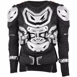 Leatt Body Protector 5.5 Veste Protectrice, blanc, taille S M pour Hommes