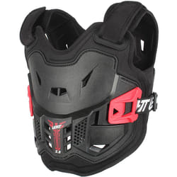 Leatt 2.5 Pro Protecteur de poitrine pour enfants, noir-rouge pour Des gamins