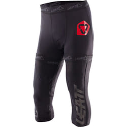 Leatt Knee Brace Courts métrages, noir-rouge, taille M L pour Hommes