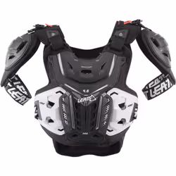 Leatt 4.5 Pro Protecteur thoracique, noir-blanc, taille XL 2XL pour Hommes