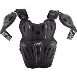 Leatt 4.5 Pro Protecteur thoracique, noir-blanc, taille XL 2XL pour Hommes