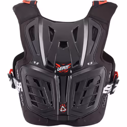 Leatt 4.5 Junior Protecteur de poitrine pour enfants, noir-rouge, taille S M pour Des gamins