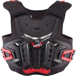 Leatt 4.5 Pro Protecteur de poitrine de motocross pour enfants, noir-rouge, taille L XL pour Des gamins