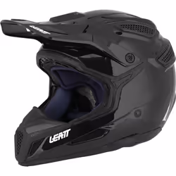 Leatt GPX 5.5 Casque de motocross, noir, taille L pour Hommes