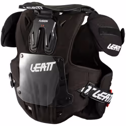 Leatt Fusion 2.0 Gilet protecteur pour enfants, noir, taille L XL pour Des gamins