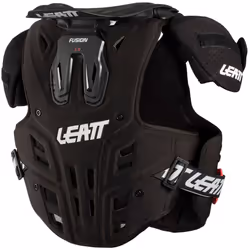 Leatt Fusion 2.0 Gilet protecteur pour enfants, noir, taille L XL pour Des gamins