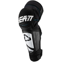 Leatt 3DF Hybrid EXT Protège-genoux / tibias pour enfants, noir-blanc pour Des gamins